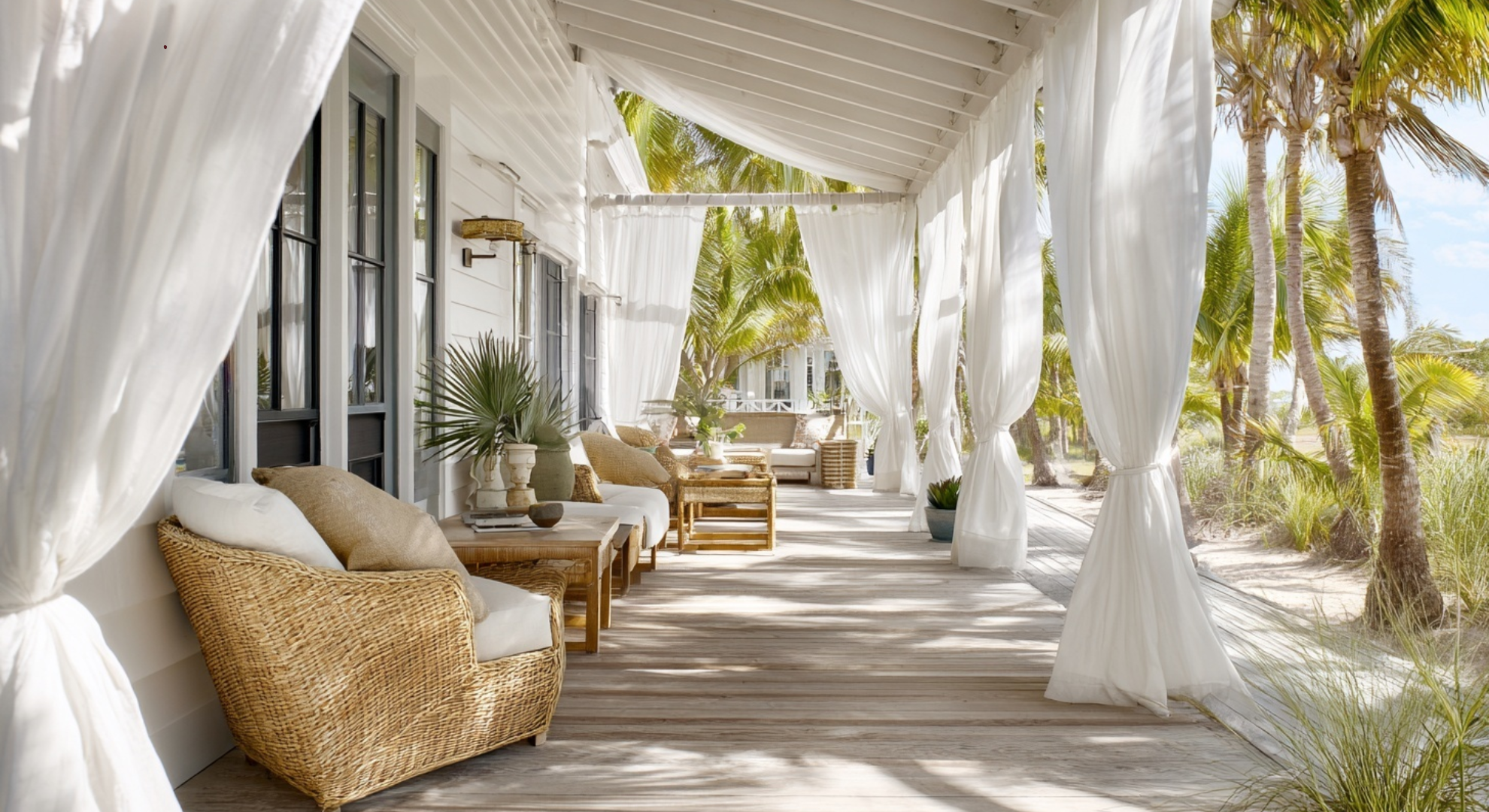 coastal breezy curtains