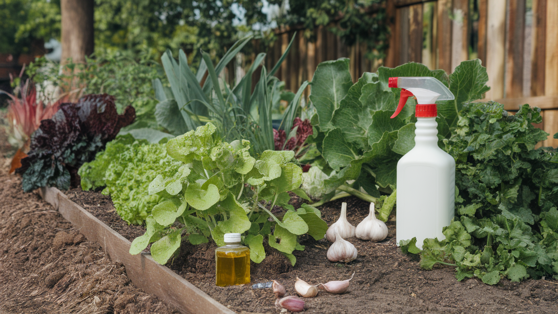 garlic oil garden spray