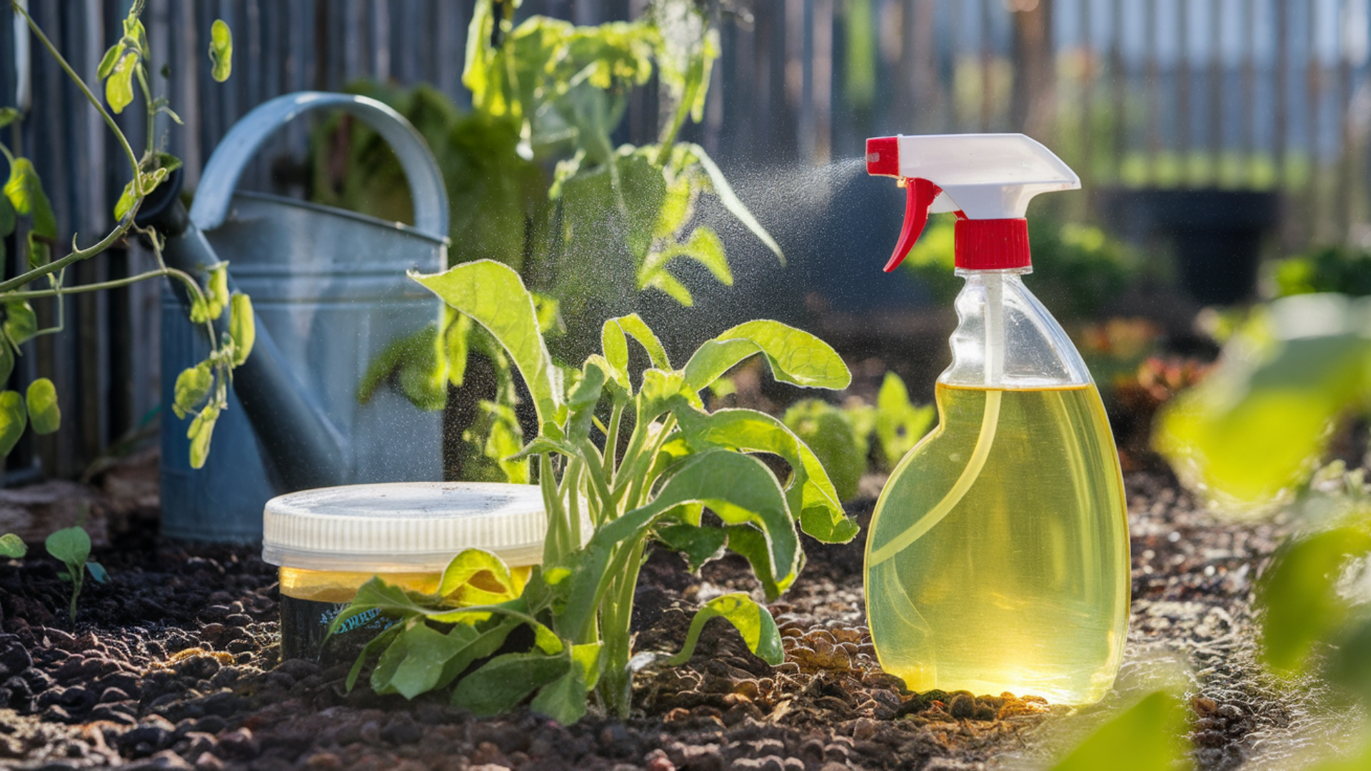 neem oil garden spray