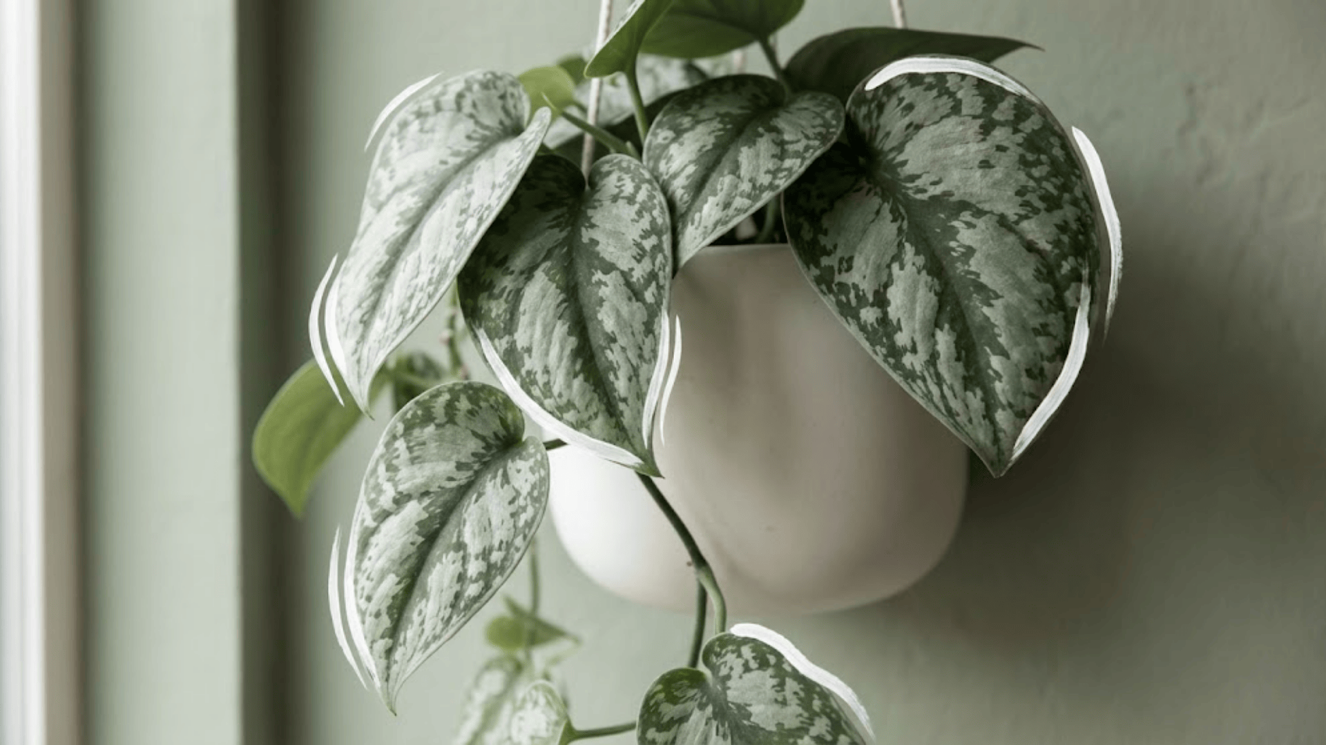 silver satin pothos