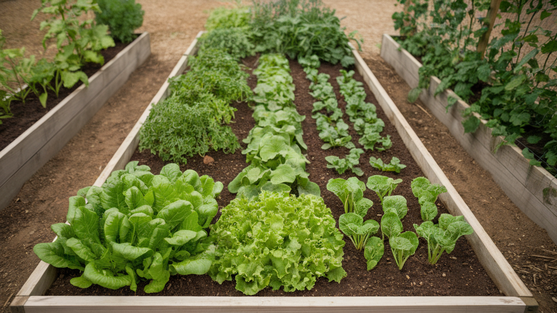the 2x6 small space big harvest layout