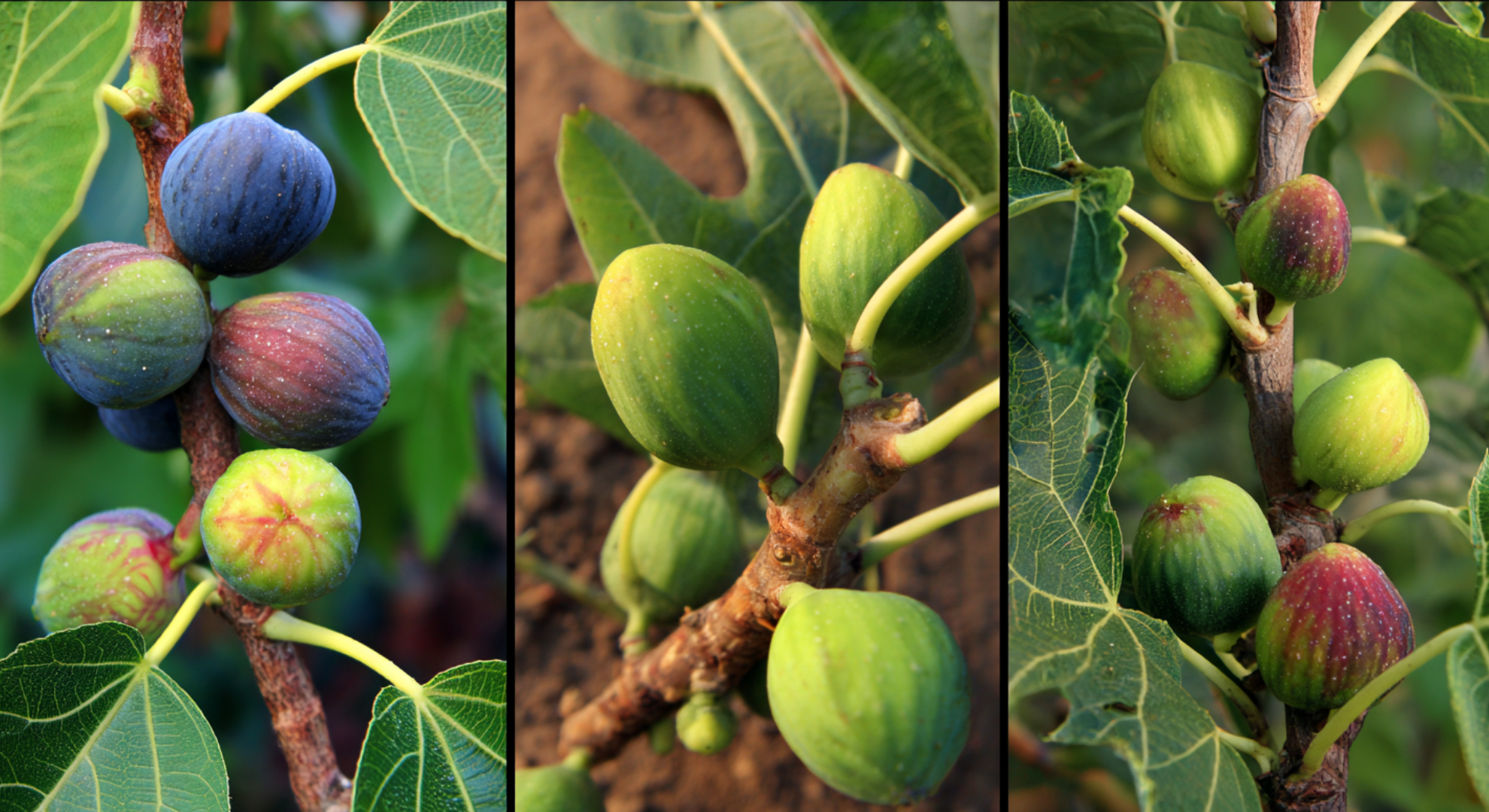 types of fig trees and how they produce fruit